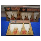 3) Sets Vintage Christmas Eaves