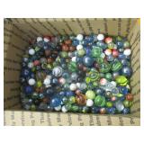 Box Of Various Sizes, Colors Marbles (10lbs)