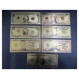 7) Gold Foil Bills