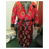 Beautiful Red Kimono Robe Size L/XL