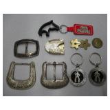 Belt Buckles, Key Chains