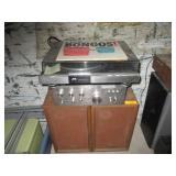 Stereo Speakers, Amplifier, Record Player