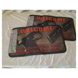 2) "Welcome" Door Mats