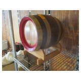 Small Wooden Keg On Stand