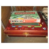 Wooden Monopoly Board Game With Pull Out
