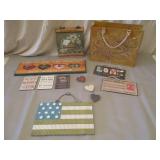 Wooden Fun Decorations In Tin Bag