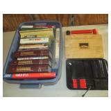 Wooden Marlboro Case With Poker Chips / Cards
