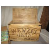 Wenzel Wood Box, Case Of Light Bulbs