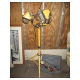 Shop Light, Tool Box With Tools