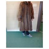 Saga Furs Coat from Argentina Approx Size Lg