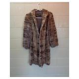Zero King Light Brown Fur Coat Approx Size Small