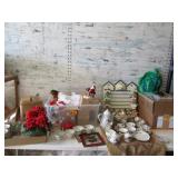 Glassware, Calendar, Truck Seat Covers, Dishes,