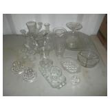 Candle Holders, Platters, Pitchers