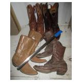Cowboy Boots and Shoe Horn