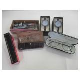 Eye Glasses, Gauges, Syringe, Tool Post Holder