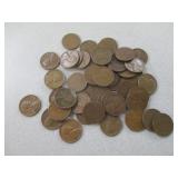 50) Wheat Pennies