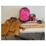 Mens Jacket, Backpack, Daisy BB Gun