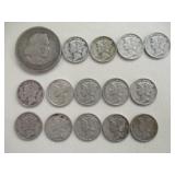Columbian Half Dollar, Liberty Dimes