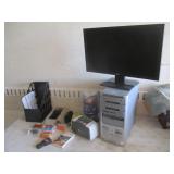 HP Computer, Acer Monitor, Small HP Printer,