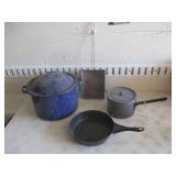 Enamel Pot and Pans