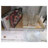 2) Glass Serving Trays