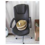Office Chair and Sheriff Cowboy Hats