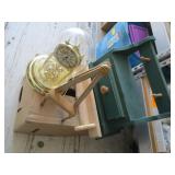 Seth Thomas Mantle Clock, Wood Shelves