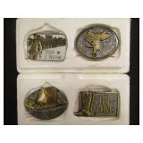 4) John Wayne Belt Buckles