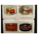 4) Budweiser Belt Buckles