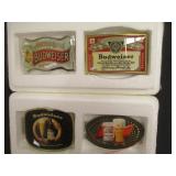 4) Budweiser Belt Buckles