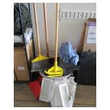 Cleaning Supplies, Mop Bucket, Brooms, Vent Covers