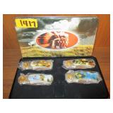 4) Native American Knives in Tin Box