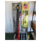 Car Jack and Shelving Unit