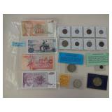 Foreign Coins and Paper Money