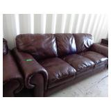 Brown Leather Couch