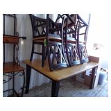 Table And 7) Matching Chairs