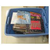 Tote Of Adult Magazines