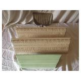 2) Tin Shelves, 1) Wooden Shelf, Metal Dust