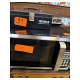 Hamilton Beach Small Microwave & Brinks Metal