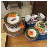 Gibson China Partial Set Incomplete