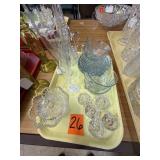 Cruet, Jam Jar, Bubble Glass & Salts