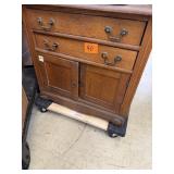 Small Oak Washstand Needs Repair