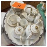 Child's Partial Tea Set (nippon) White Porcelain