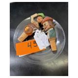2 Anri Wooden Mechanical Wine Cork Screws