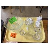 Tray Of Clear Glass