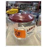 Lance Jar, Metal Lid 8' H