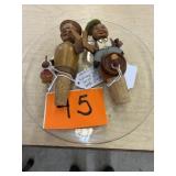 2 Anri Wood Mechanical Wine Stoppers