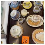 Japan Lusterware Pieces Incomplete