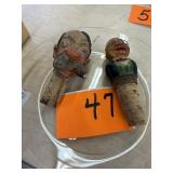 2 Wooden Mechanical Stoppers