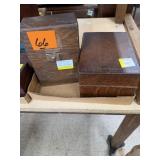 Oak File Box, Shaw Walker File Both Damaged